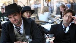 Stephen (Mark Ruffalo, li.), Bloom (Adrien Brody) und Bang Bang (Rinku Kikuchi)