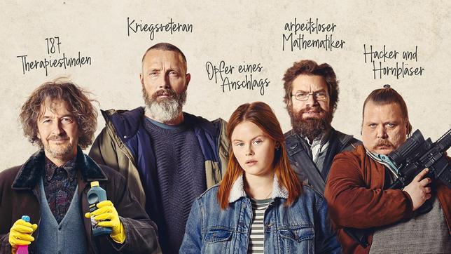 V. li. n. re.: Lennart (Lars Brygmann), Markus (Mads Mikkelsen), Mathilde (Andrea Heick Gadeberg), Otto (Nikolaj Lie Kaas) und Emmenthaler (Nicolas Bro) ziehen gegen das Verbrechen ins Feld!