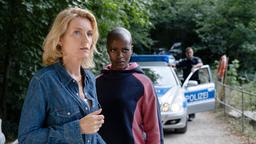 v.l.n.r.: Charlotte Lindholm (Maria Furtwängler), Anaïs Schmitz (Florence Kasumba)