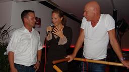 Andreas Hahn mit Tessa Mittelstaedt und Joe Bausch