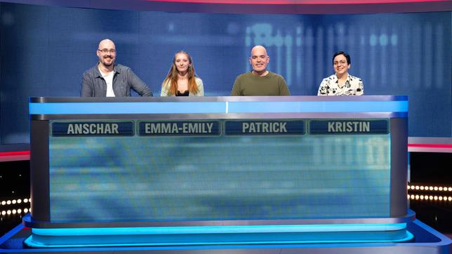 Die Kandidat:innen: Anschar Dieken, Emma-Emily Petzold, Patrick Donath und Kristin Briese.