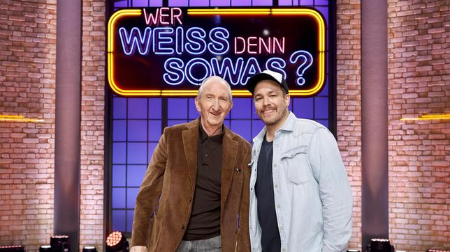 Die Kandidaten: Der Komiker und Musiker Mike Krüger und der Schauspieler und Comedian Jan van Weyde.