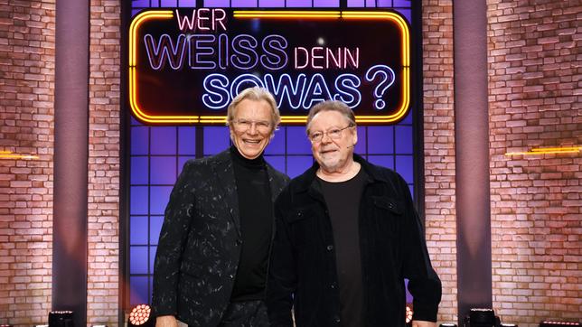 Die Kandidaten dieser Sendung: Der Sänger und Moderator Wolfgang Lippert und der Komiker, Musiker, Autor und Entertainer Jürgen von der Lippe.