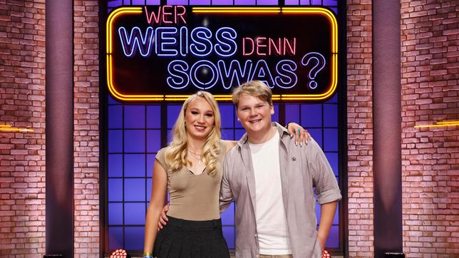 Die Kandidaten dieser Sendung: Die Schauspielerin Helena Zengel und der Schauspieler Julius Weckauf.