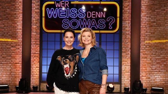 Die Kandidatinnen dieser Sendung: Moderatorin und Schauspielerin Désirée Nosbusch und die Schauspielerin Annette Frier.