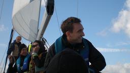 Fabian Oscar Wien auf dem Boot