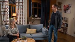 Florian (Stefan Plepp) entzieht sich verletzt darüber, dass Katrin (Nicole Ernst) und Franzi ihm kein Vertrauen geschenkt haben.