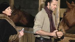 Cora und Andreas im Pferdestall